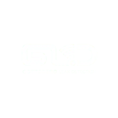 Das Bild zeigt ein Logo für Gottsberg Leak Detection. Das Logo besteht aus den Initialen „GLD“ mit einem Signalwellensymbol im Buchstaben „D“. Unter den Initialen wird der vollständige Firmenname „Gottsberg Leak Detection“ in Großbuchstaben angezeigt. Das Logo ist ideal für Ihre Unternehmenswebsite und ist weiß auf transparentem Hintergrund.