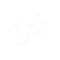 Ein weißes abstraktes Logo, perfekt für Webdesign, bestehend aus drei parallelen, leicht abgewinkelten Linien oder Formen, die einem stilisierten „S“ oder Blitzen auf transparentem Hintergrund ähneln. Ideal für die Homepage einer Unternehmenswebsite.